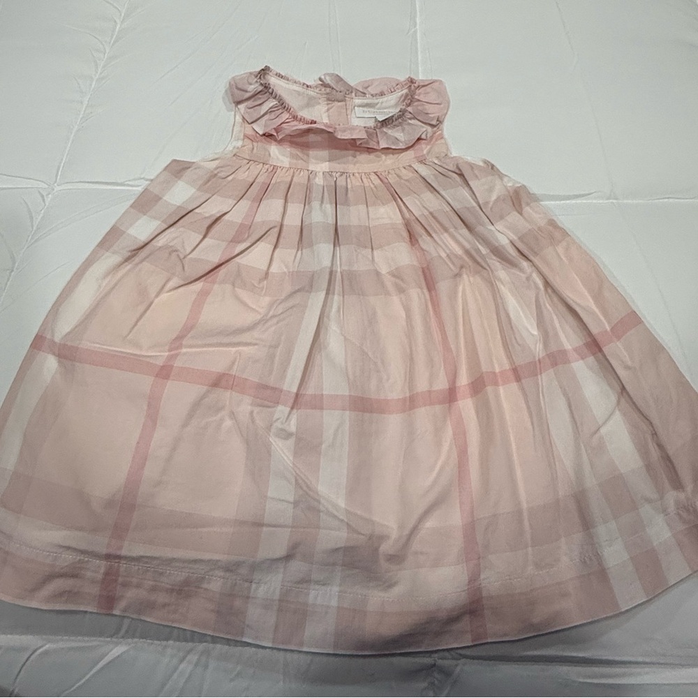 Burberry Pink Ruffle Dress